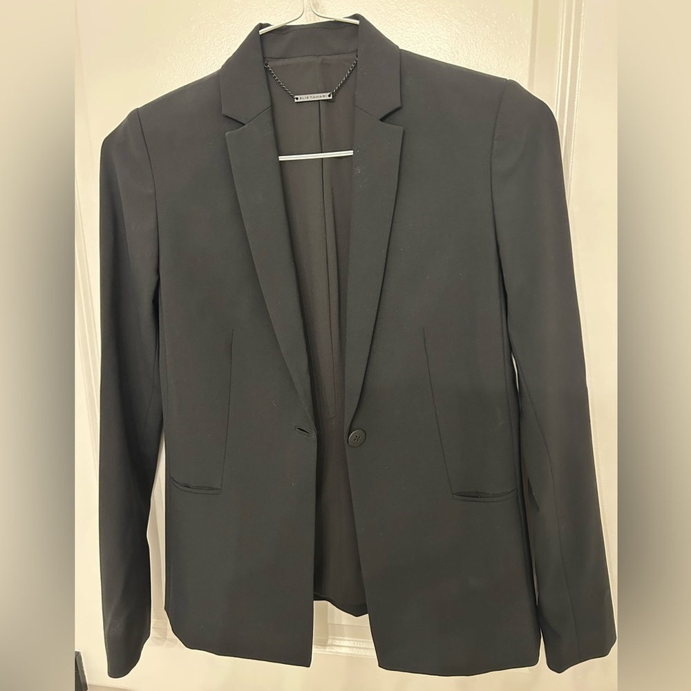 Elie Tahari Black Blazer
